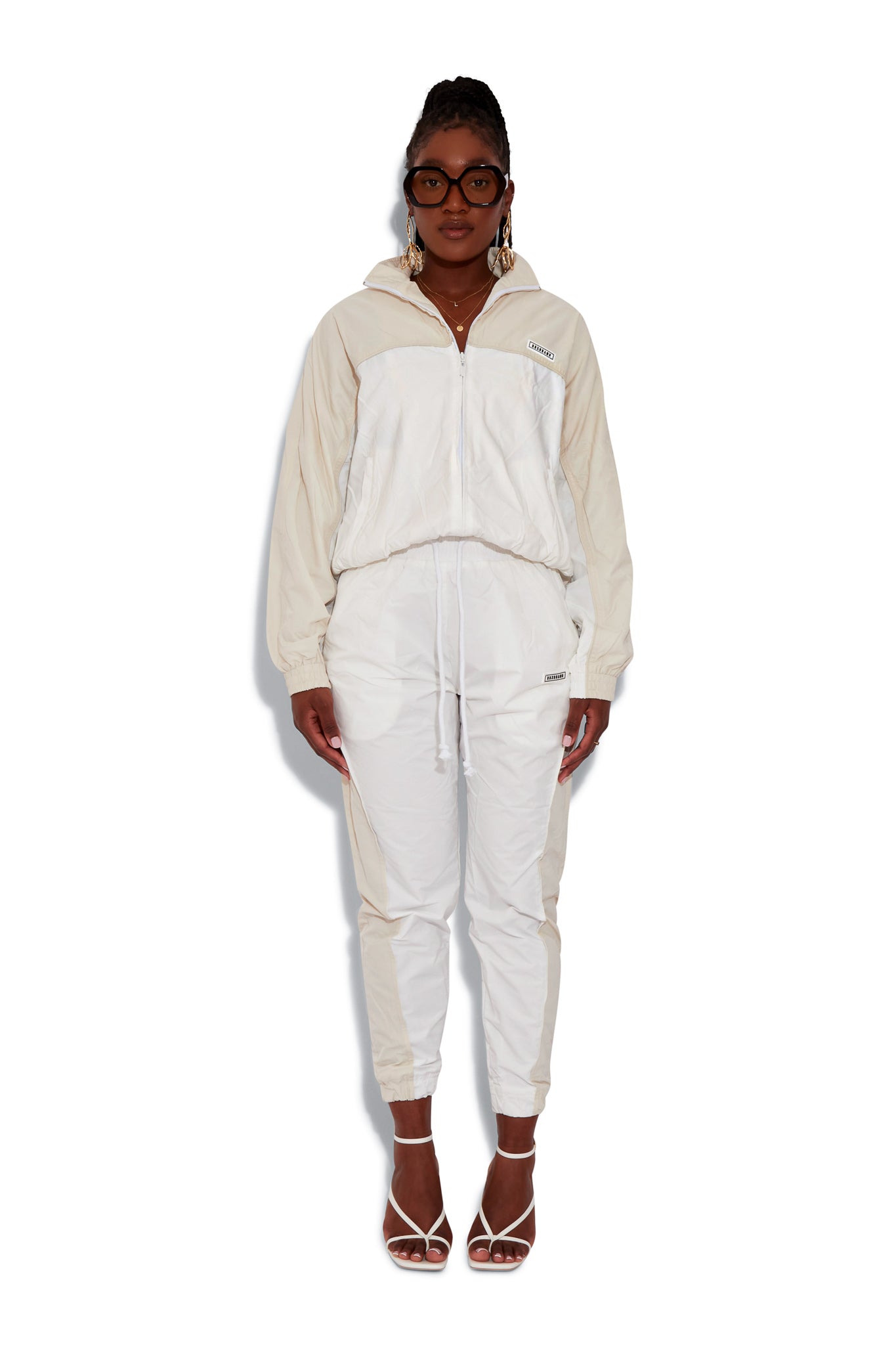 Yacht White Shell Joggers