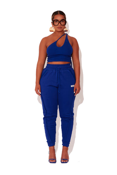 Sapphire Ribbed Cami