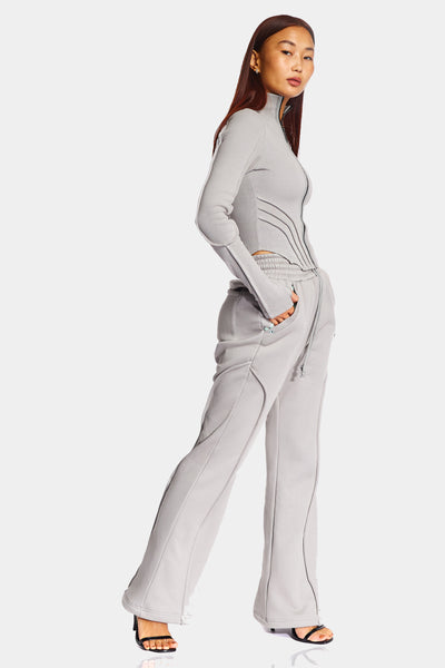 Steel Wide Leg Joggers