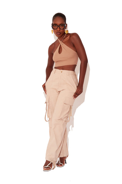 Sandstone Ribbed Cami