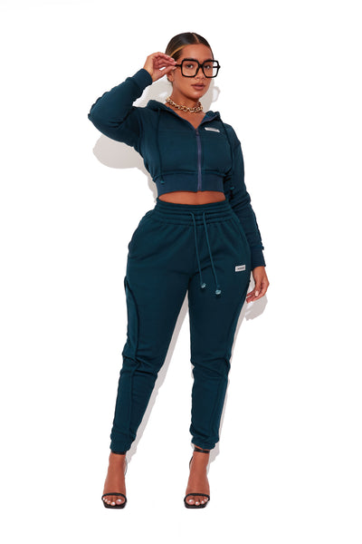 Teal Logo Joggers