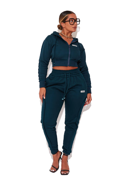Teal Logo Joggers