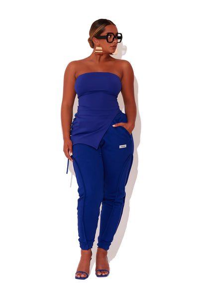 Sapphire Asymmetric Bustier