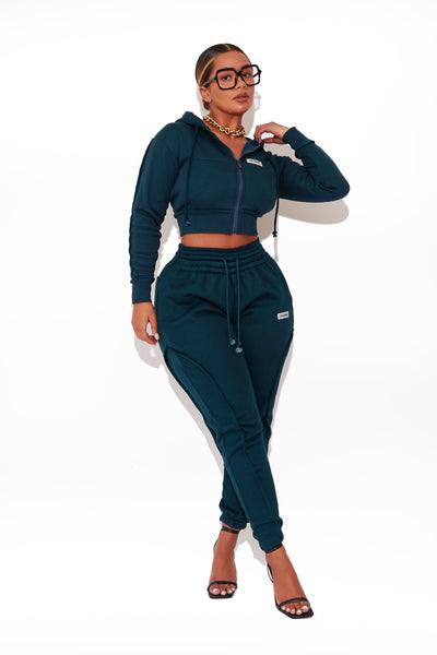 Teal Logo Joggers