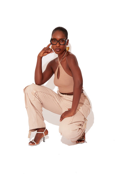 Sandstone Ribbed Cami
