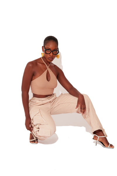 Sandstone Ribbed Cami