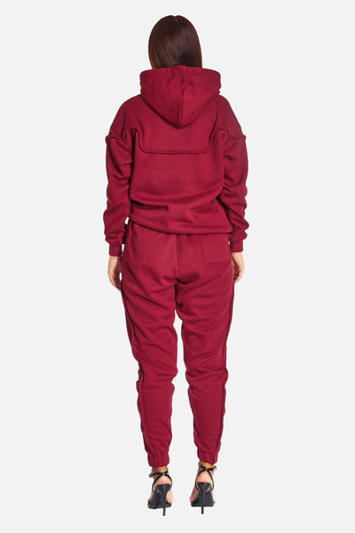 Bordeaux Logo Hoodie