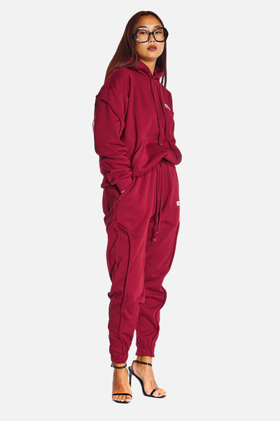 Bordeaux Logo Hoodie