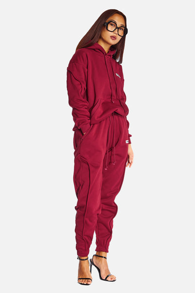Bordeaux Logo Hoodie