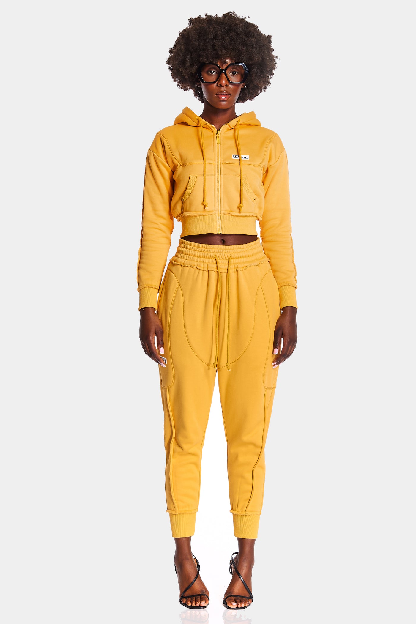 Amber Cropped Hoodie