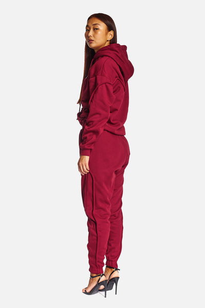 Bordeaux Logo Hoodie