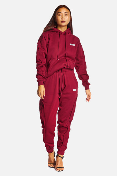 Bordeaux Logo Hoodie