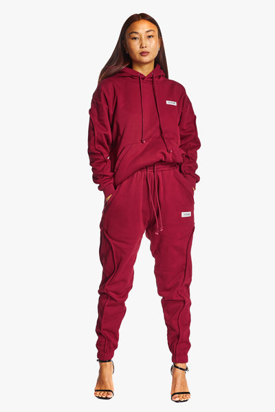 Bordeaux Logo Hoodie