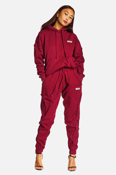 Bordeaux Logo Hoodie