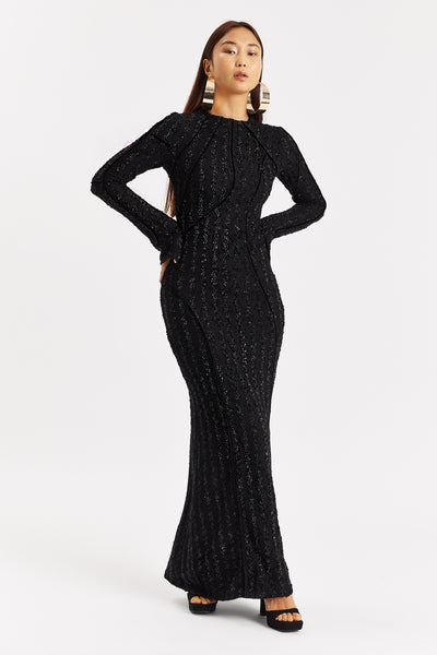 Panther Glittered Maxi
