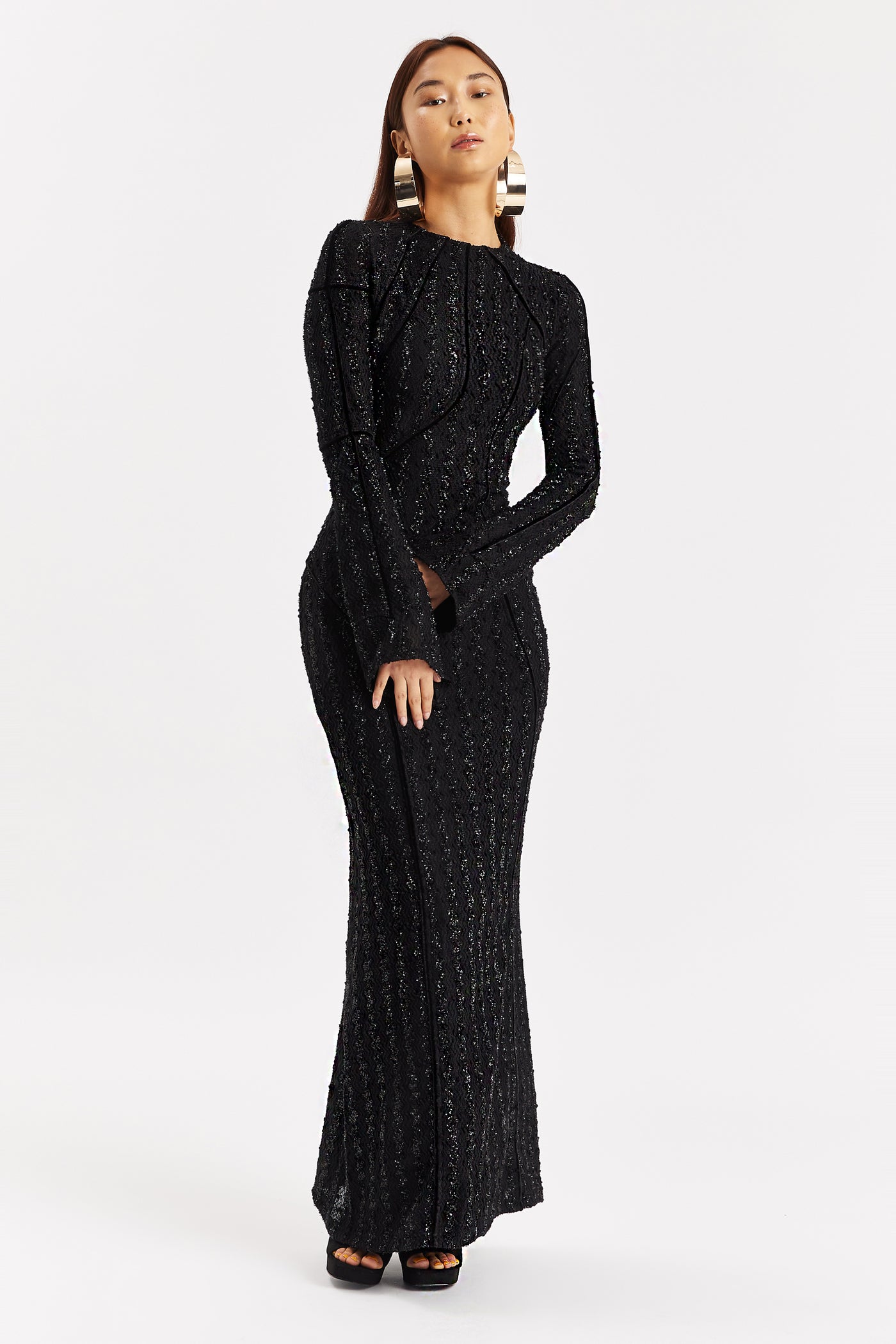 Panther Glittered Maxi