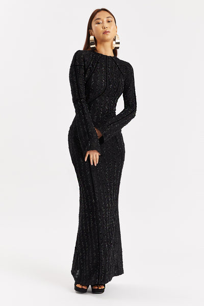 Panther Glittered Maxi