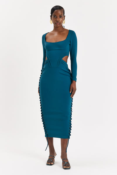 Arctic Sleeved Corset Maxi
