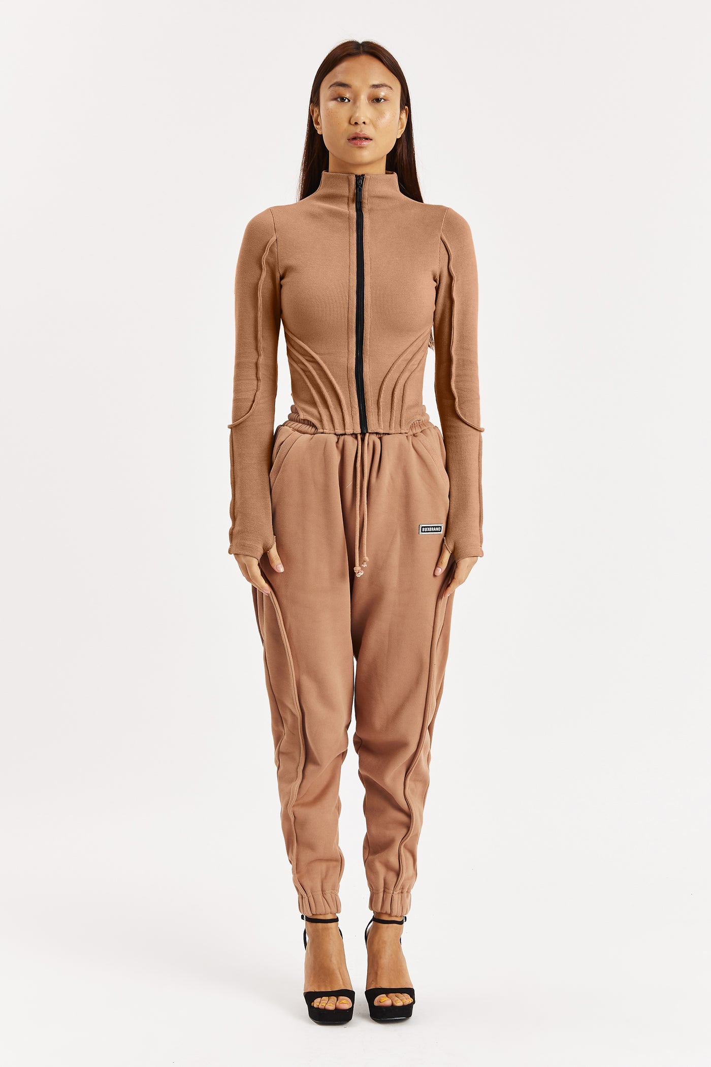 Coca Ribbed Turtleneck