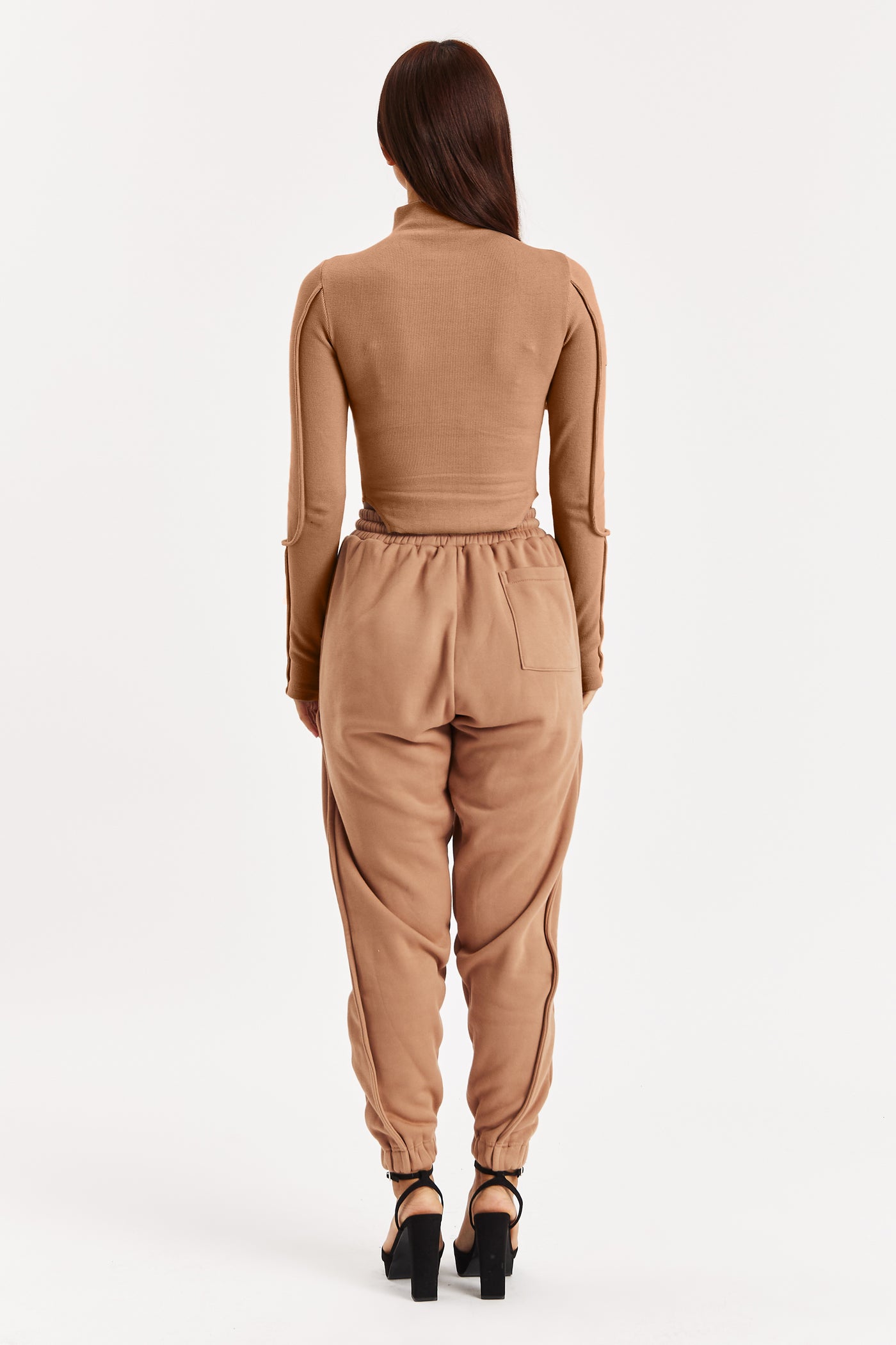 Coca Ribbed Turtleneck