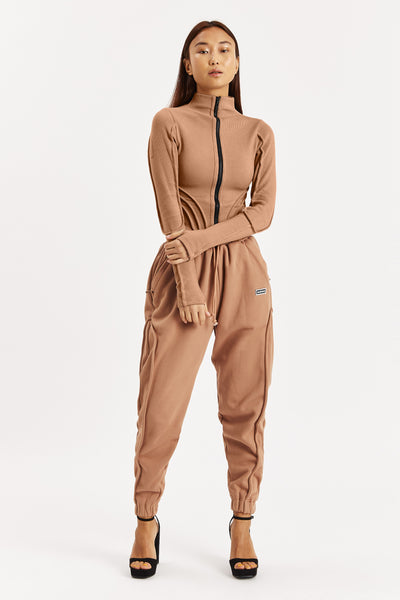 Coca Ribbed Turtleneck