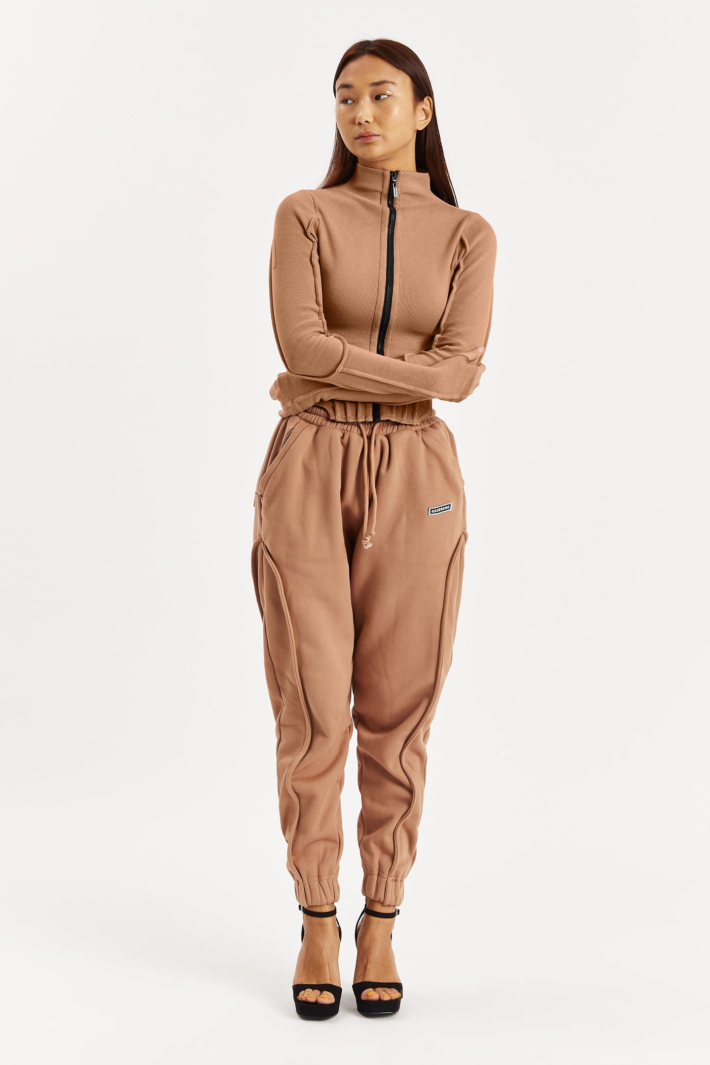 Coca Ribbed Turtleneck
