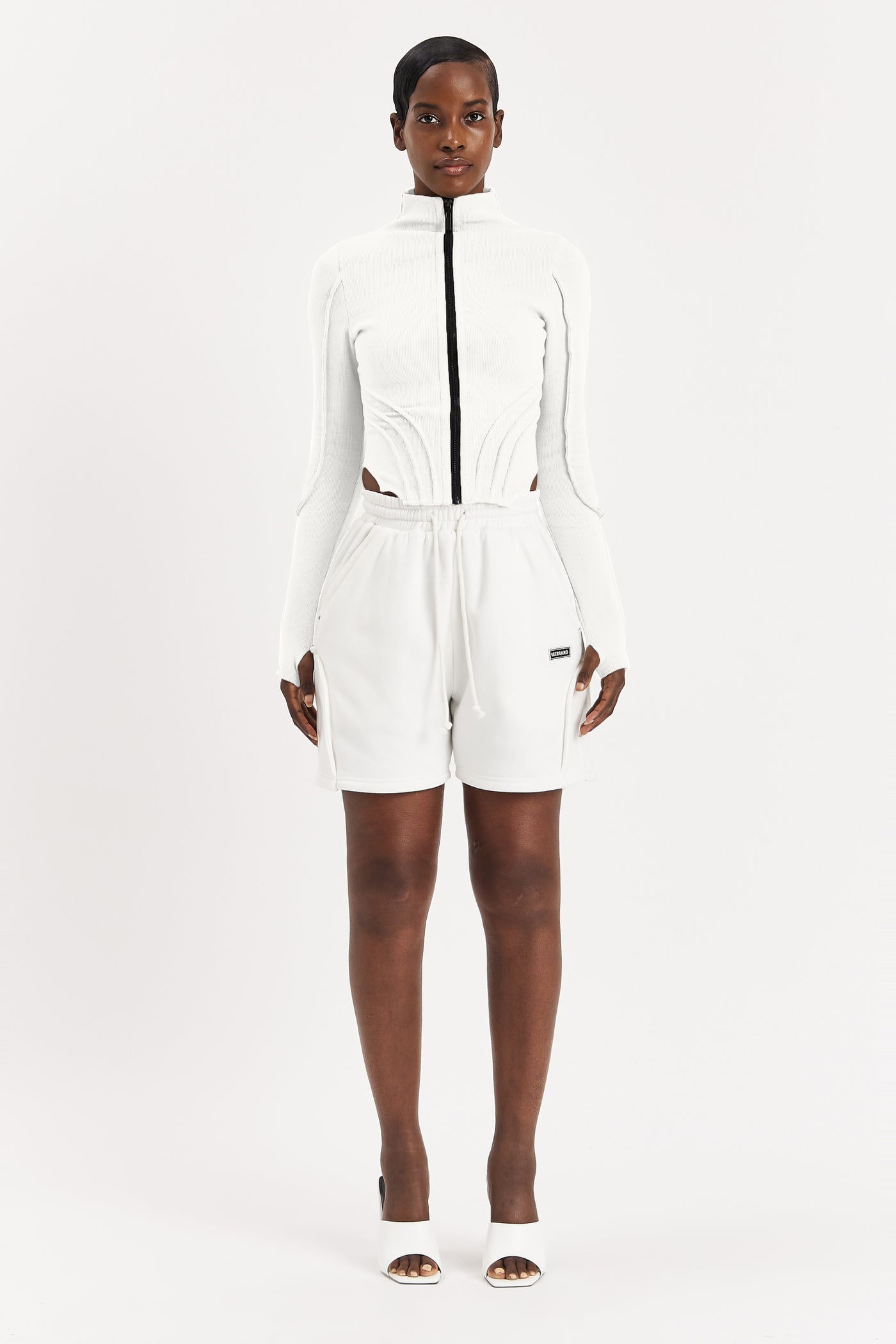 Off-White Ribbed Turtleneck