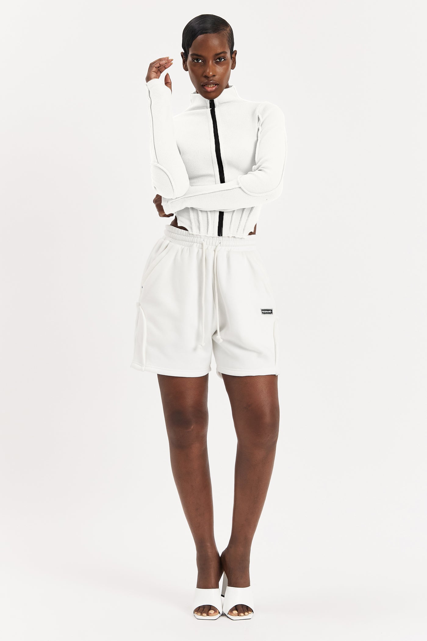 Off-White Ribbed Turtleneck