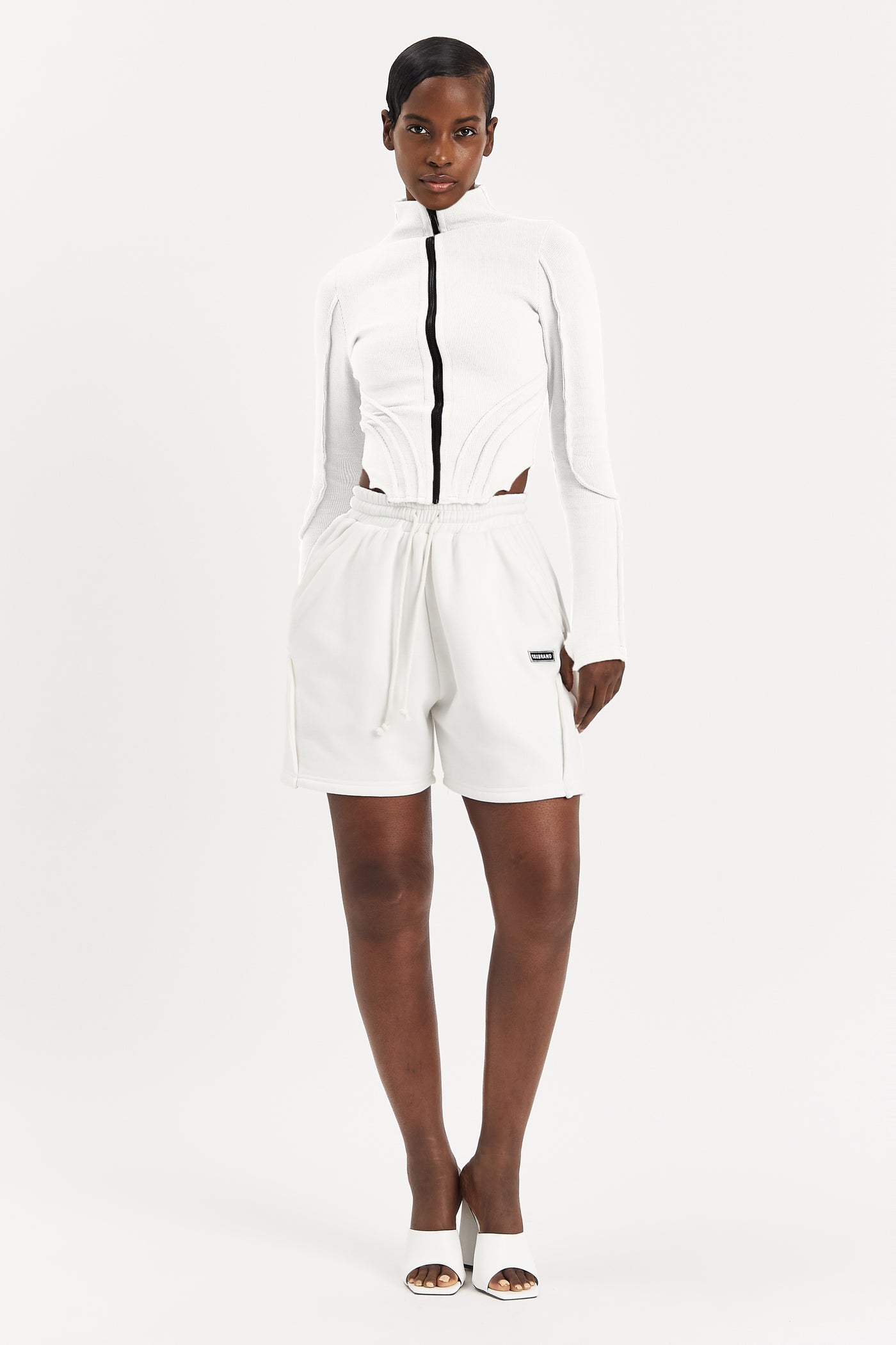 Off-White Ribbed Turtleneck