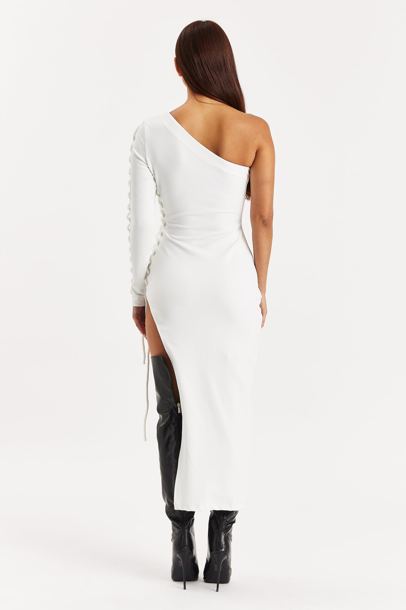 Off-White Asymmetric Maxi