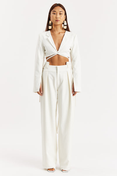 Off-White Cropped Blazer