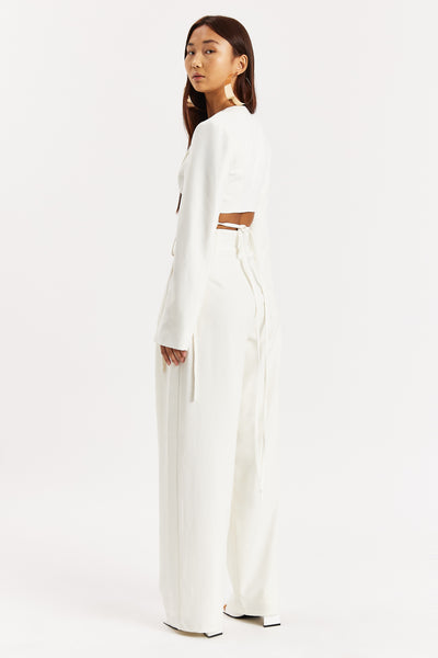 Off-White Cropped Blazer