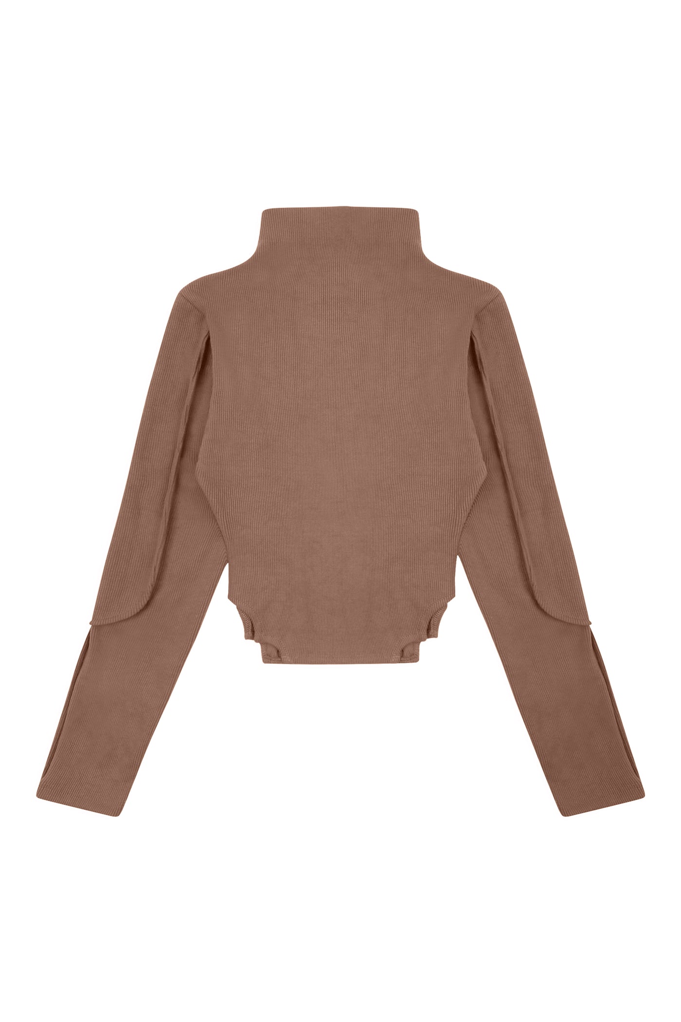 Coca Ribbed Turtleneck