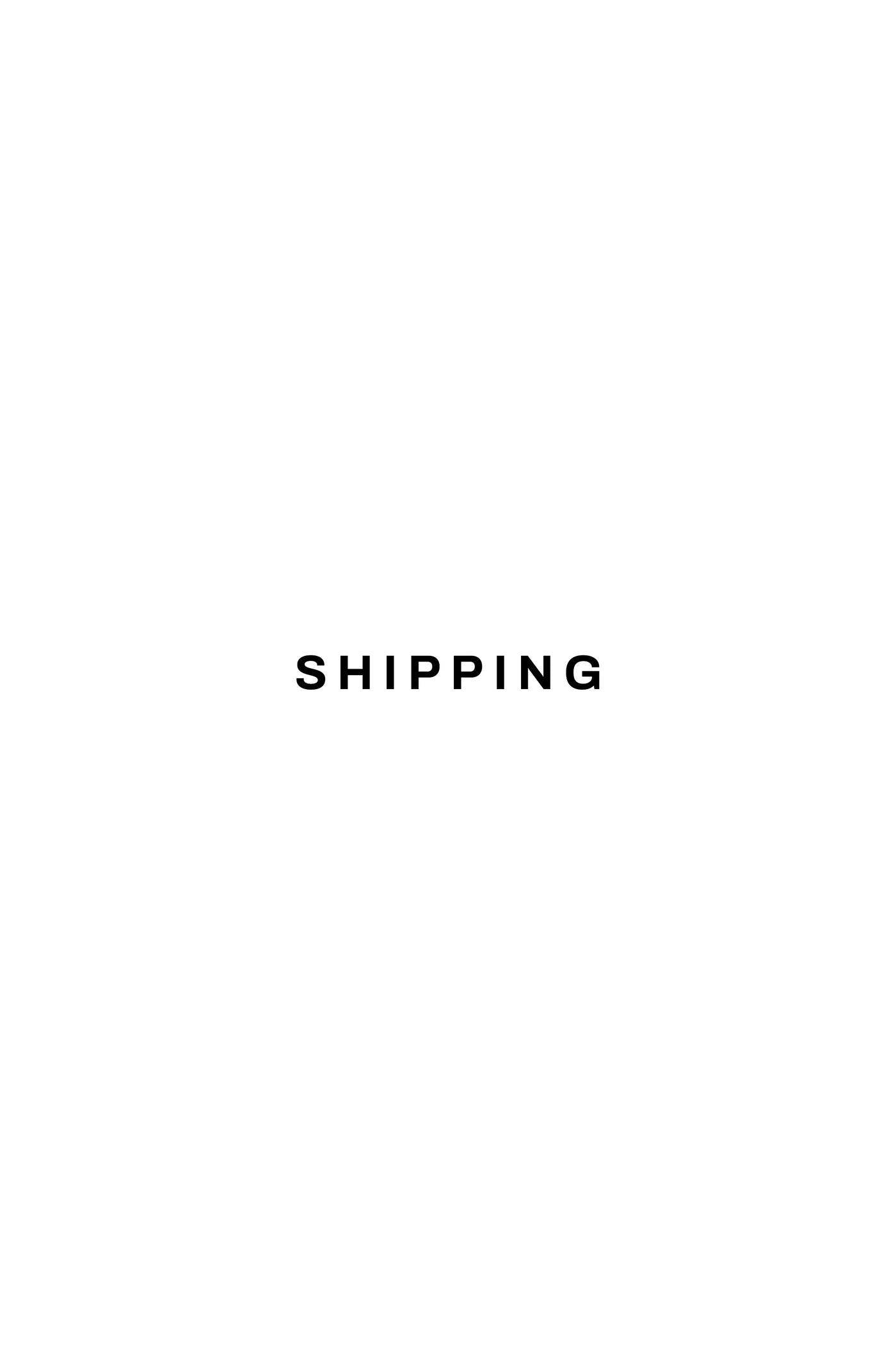 Additional Shipping