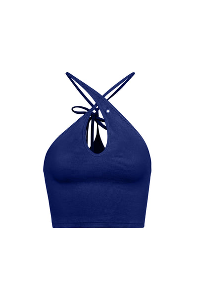 Sapphire Ribbed Cami